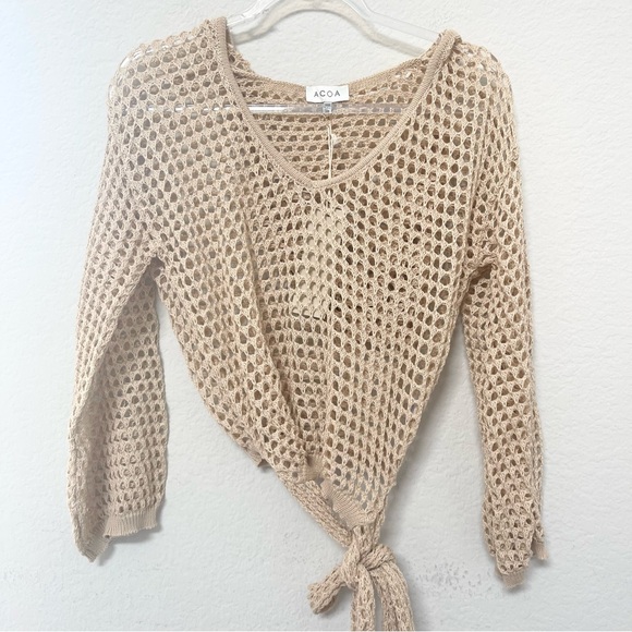 VICI Sayulita Dreaming Crochet Set Pants & Hooded Top Size XS - Picture 4 of 5